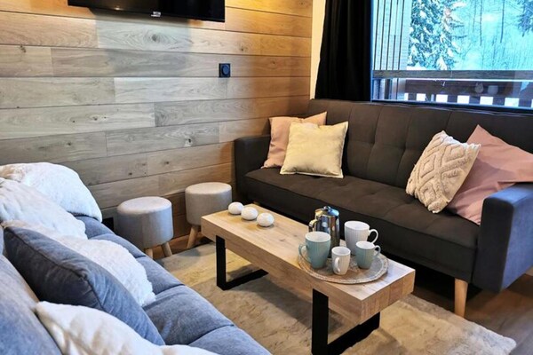 Duplex voor 8 personen aan de piste in Les Avanchers Valmorel - thumbnail 6