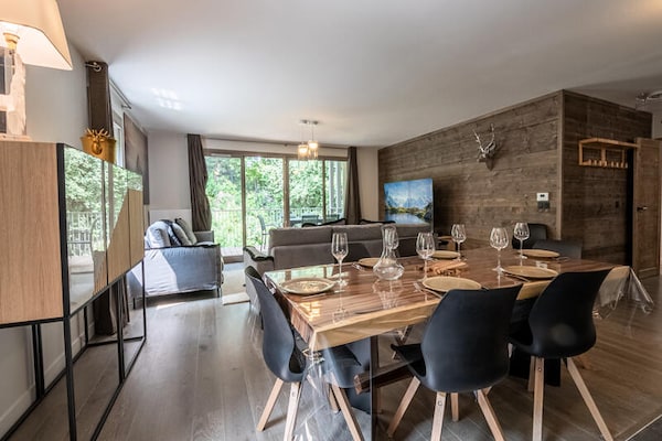 Luxe 6-persoons appartement met sauna, vlakbij het centrum van Chamonix - thumbnail 6