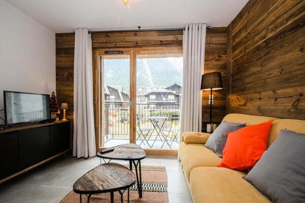 Appartement Résidence Androsace Du Lyret: 4-persoonsverblijf in hartje Chamonix - thumbnail 6