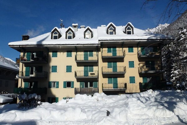 Duplexappartement in het hart van Chamonix met panoramisch uitzicht op de Mont Blanc - thumbnail 5