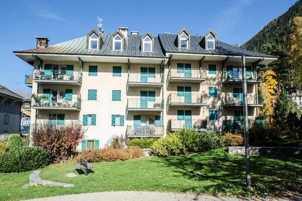Duplexappartement in het hart van Chamonix met panoramisch uitzicht op de Mont Blanc - thumbnail 1