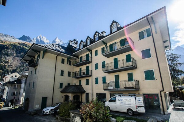 Duplexappartement in het hart van Chamonix met panoramisch uitzicht op de Mont Blanc - thumbnail 3