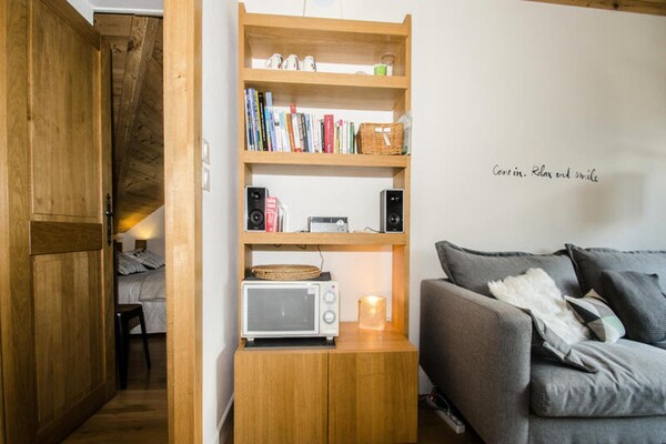Knus appartement in Chamonix met fenomenaal uitzicht op de Mont-Blanc - thumbnail 6