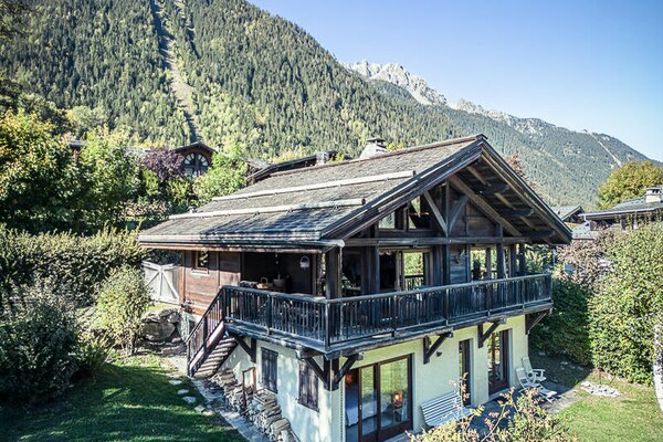 Authentiek chalet in Chamonix met Mont-Blanc uitzicht, 300m van centrum - thumbnail 4