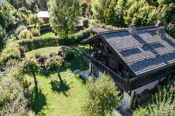 Authentiek chalet in Chamonix met Mont-Blanc uitzicht, 300m van centrum - thumbnail 5