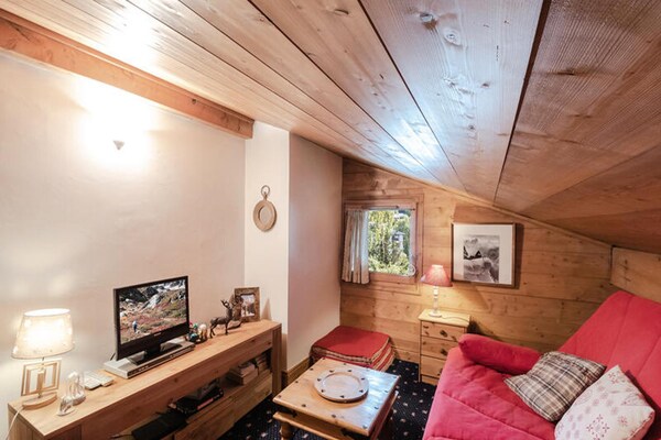 Duplexappartement met panoramisch uitzicht op de Mont Blanc in Chamonix - thumbnail 5