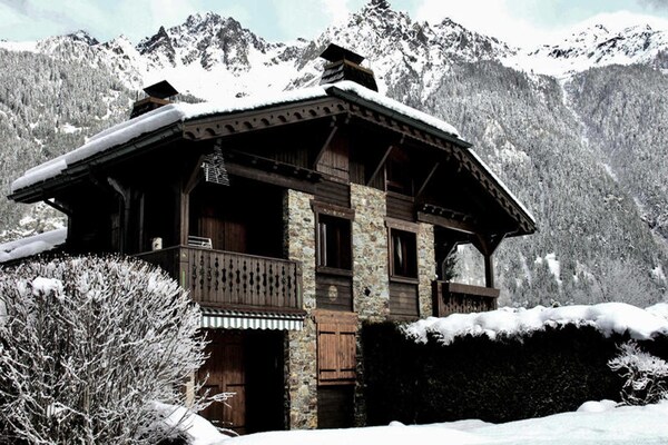 Duplexappartement in Chamonix met uitzicht op de Mont-Blanc - thumbnail 6