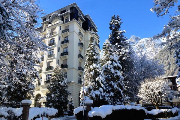 Panoramisch appartement op de 7e verdieping met Mont-Blanc uitzicht in Chamonix - thumbnail 3