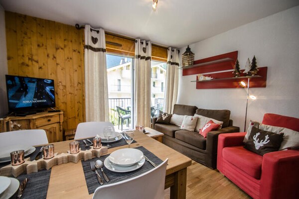Knus 3-sterren appartement voor 4 personen met balkon en uitzicht op Brévent - thumbnail 6