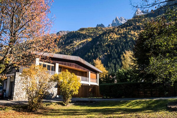 Knus appartement in Chamonix met uitzicht op de Mont-Blanc - thumbnail 1