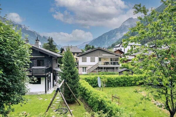 Knus appartement in Chamonix met uitzicht op de Mont-Blanc - thumbnail 2