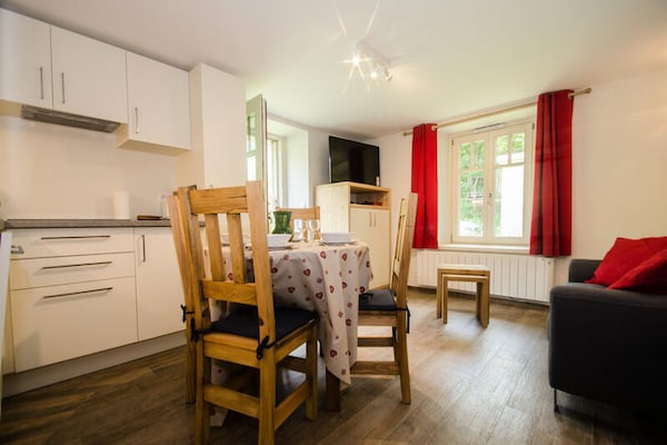 Appartement met privétuin en Mont-Blanc uitzicht, op 150m van de gondel - thumbnail 5