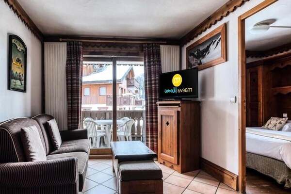 Authentiek 3-kamerappartement in het hart van Chamonix voor 6 personen - thumbnail 5