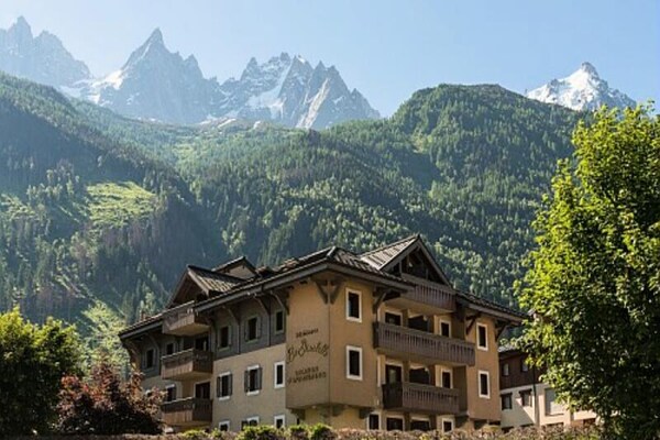 Appartement in het hart van Chamonix met zwembad, sauna en uitzicht op de Mont Blanc - thumbnail 3