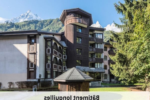 Knus appartement op 100m van Aiguille du Midi met Mont Blanc zicht - thumbnail 4