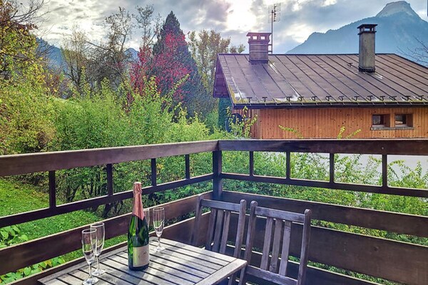 Knus appartement voor 7 personen met balkon en uitzicht op de bergen in Morzine - thumbnail 6