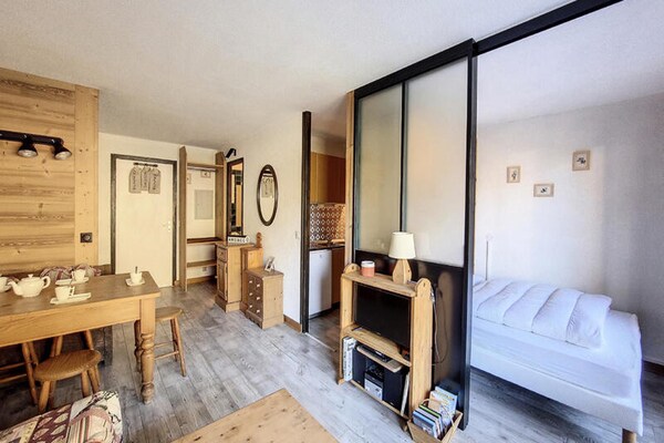 Ruim studio-appartement voor 6 personen, 50m van de piste in Saint Jean d'Aulps - thumbnail 5
