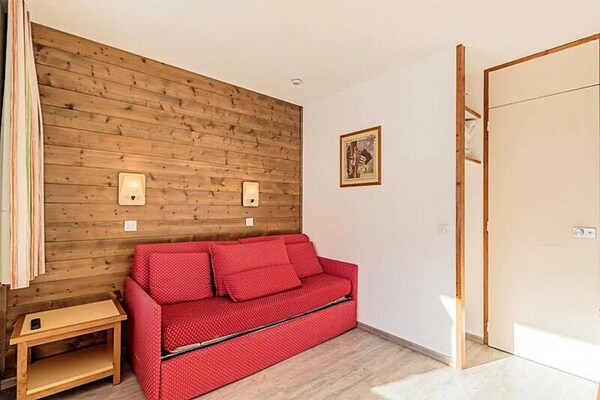 Appartement direct aan de piste in Belle Plagne met zuidterras - thumbnail 2