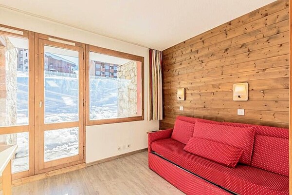 Appartement direct aan de piste in Belle Plagne met zuidterras - thumbnail 6