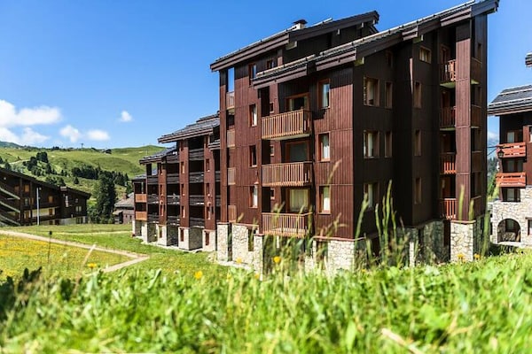 Studio aan de piste in Aime La Plagne met balkon en uitzicht op de vallei - thumbnail 2