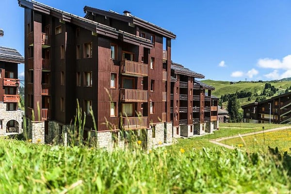 Studio aan de piste in Aime La Plagne met balkon en uitzicht op de vallei - thumbnail 5