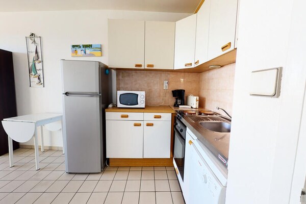 Licht appartement met havenzicht op 700m van strand in Saint-Gilles-Croix-de-Vie - thumbnail 5