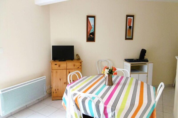 Knus appartement op de begane grond nabij centrum Sarzeau en stranden - thumbnail 6