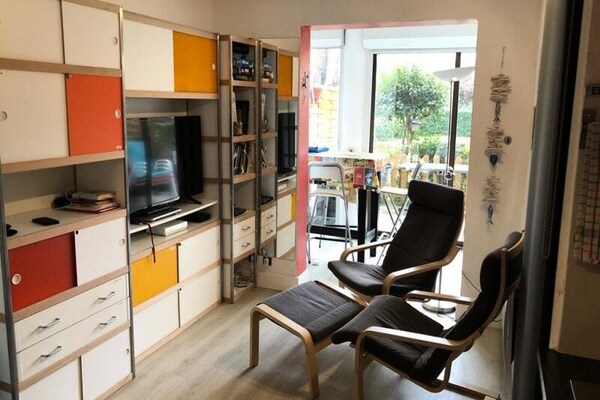 Licht appartement met privétuin en zwembad, op 100 meter van zee - thumbnail 5