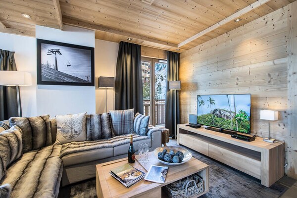 Ruim duplexappartement voor 8 personen op 150m van de piste in Courchevel - thumbnail 6