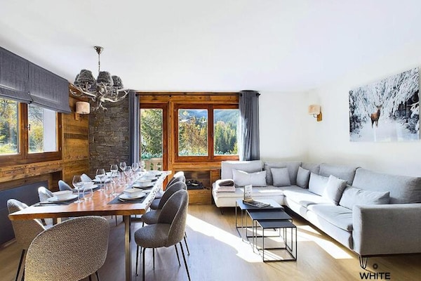 Gerenoveerd chalet-appartement voor 10 personen, 400m van de lift in Courchevel - thumbnail 6