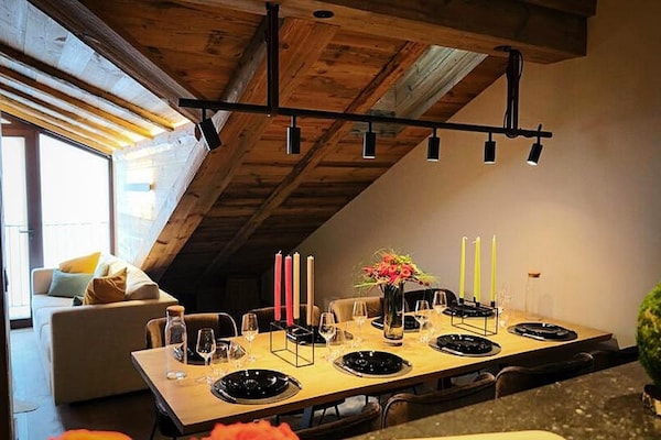 Luxe zolderpenthouse voor 8 personen, 100m van de gondel in Courchevel - thumbnail 5