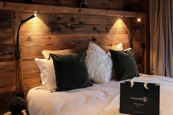 Luxe zolderpenthouse voor 8 personen, 100m van de gondel in Courchevel - thumbnail 1