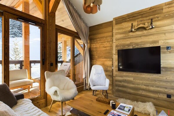Penthouse met 3 slaapkamers en ski-in/ski-out in Courchevel Moriond - thumbnail 2