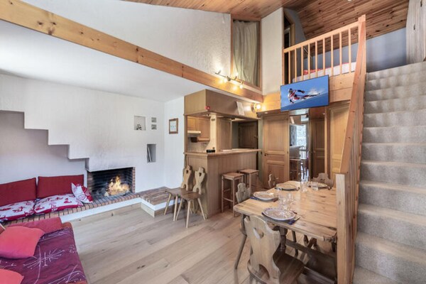 Duplexappartement 6p in Courchevel 1850, 200m van de piste - thumbnail 6