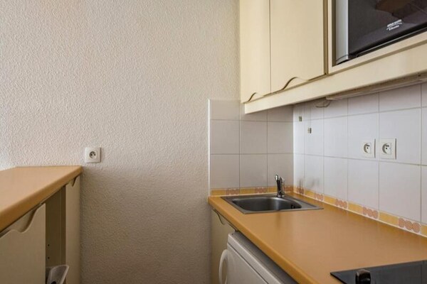 Knusse studio voor 4 personen met balkon op 1 km van centrum La Mongie - thumbnail 3