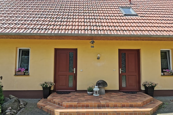 Rustiek zolderappartement aan het meer op Usedom, 100m van steiger - thumbnail 6