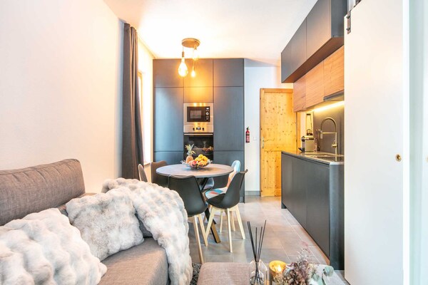 Knus appartement voor 6 op 200m van de piste in Saint-Sorlin-d'Arves - thumbnail 6