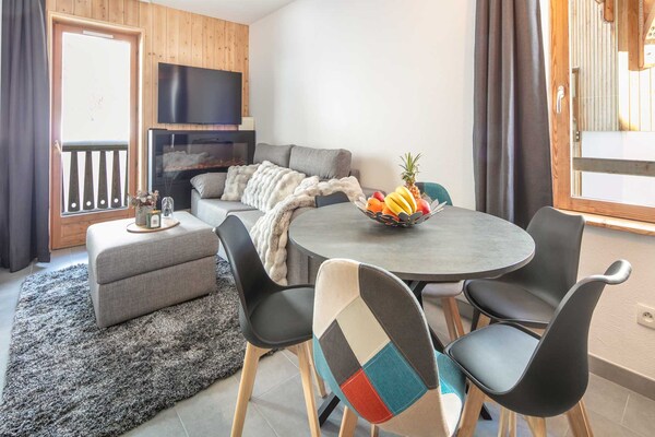 Knus appartement voor 6 op 200m van de piste in Saint-Sorlin-d'Arves - thumbnail 2