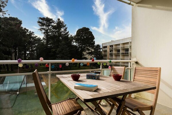 Ruim appartement met loggia op loopafstand van Grande Plage in Carnac - thumbnail 1
