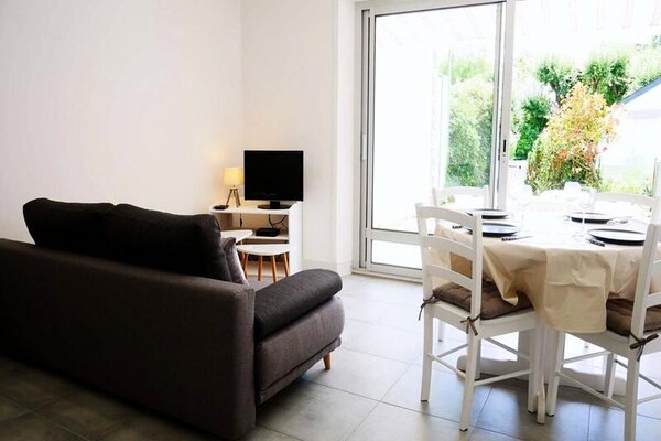 Knus appartement met tuin, 300 meter van strand Carnac - thumbnail 2