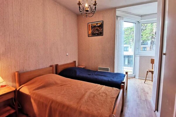 Licht appartement op 150m van Grande Plage met balkon op zuiden - thumbnail 6