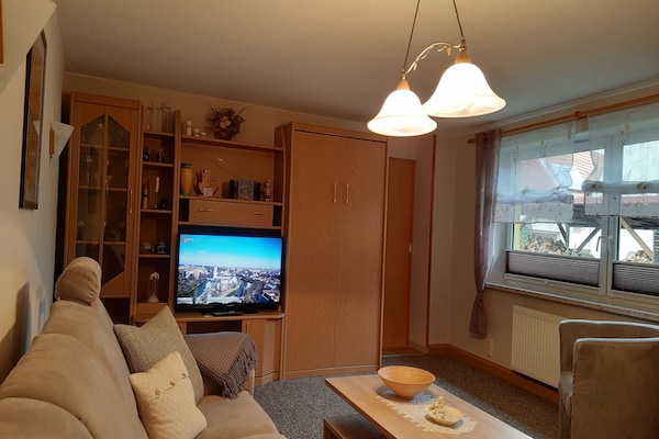 Modern vakantiehuis voor 2 in het groene Harzgebergte bij Dankerode - thumbnail 6