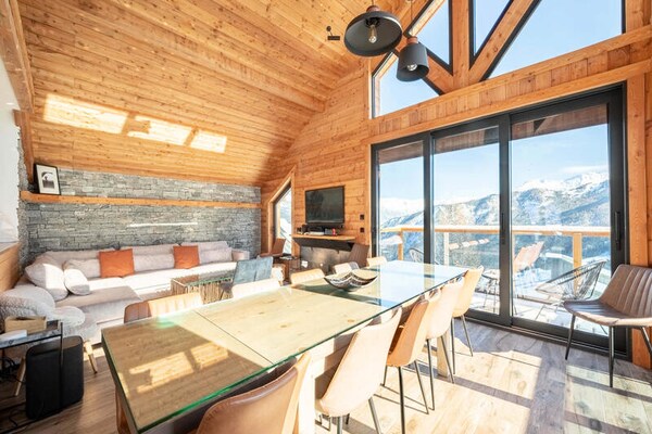 Chalet Lumiere: Luxe voor 16 personen op 150m van de gondel in Uvernet Fours - thumbnail 2