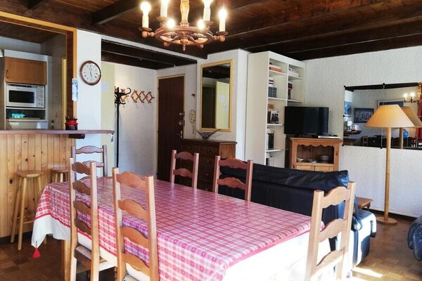 Zonnig 3-kamerappartement op 300m van de pistes in Uvernet Fours - thumbnail 1