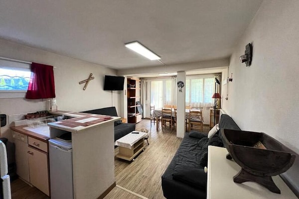 Zonnig 8-persoons appartement op 300m van de piste in Uvernet-Fours - thumbnail 1