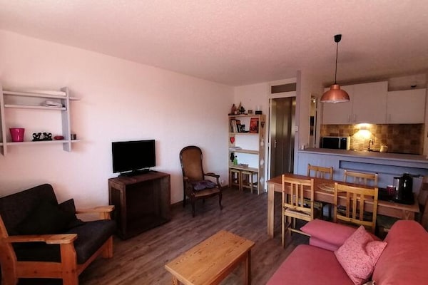 Résidence Rochaille 2: Ruim appartement voor 6 met balkon en bergzicht in Uvernet Fours - thumbnail 1