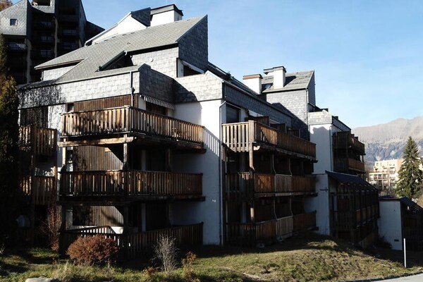Licht appartement op 80m van de piste met balkon en panoramisch uitzicht - thumbnail 5