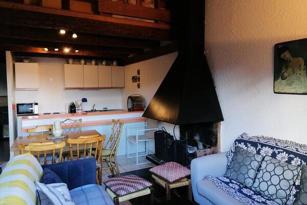 Duplex-appartement met panoramisch terras in rustige Résidence Les Ecrins - thumbnail 1