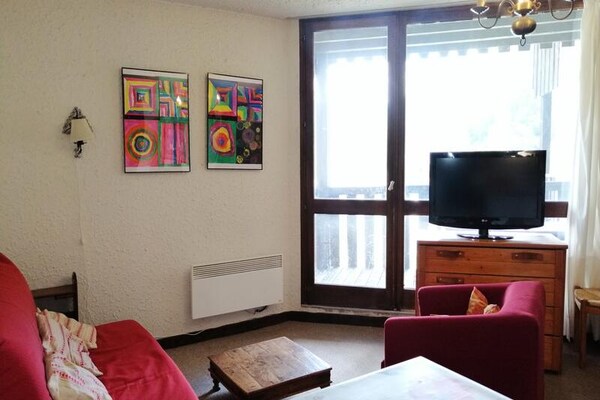 Zonnig appartement op 150m van de piste in Pra-Loup 1500 - thumbnail 1