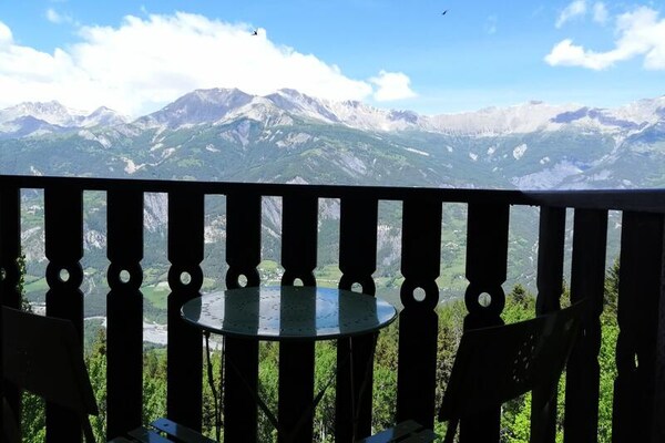 Studio op 80m van de piste met balkon en dalzicht in Uvernet Fours - thumbnail 5